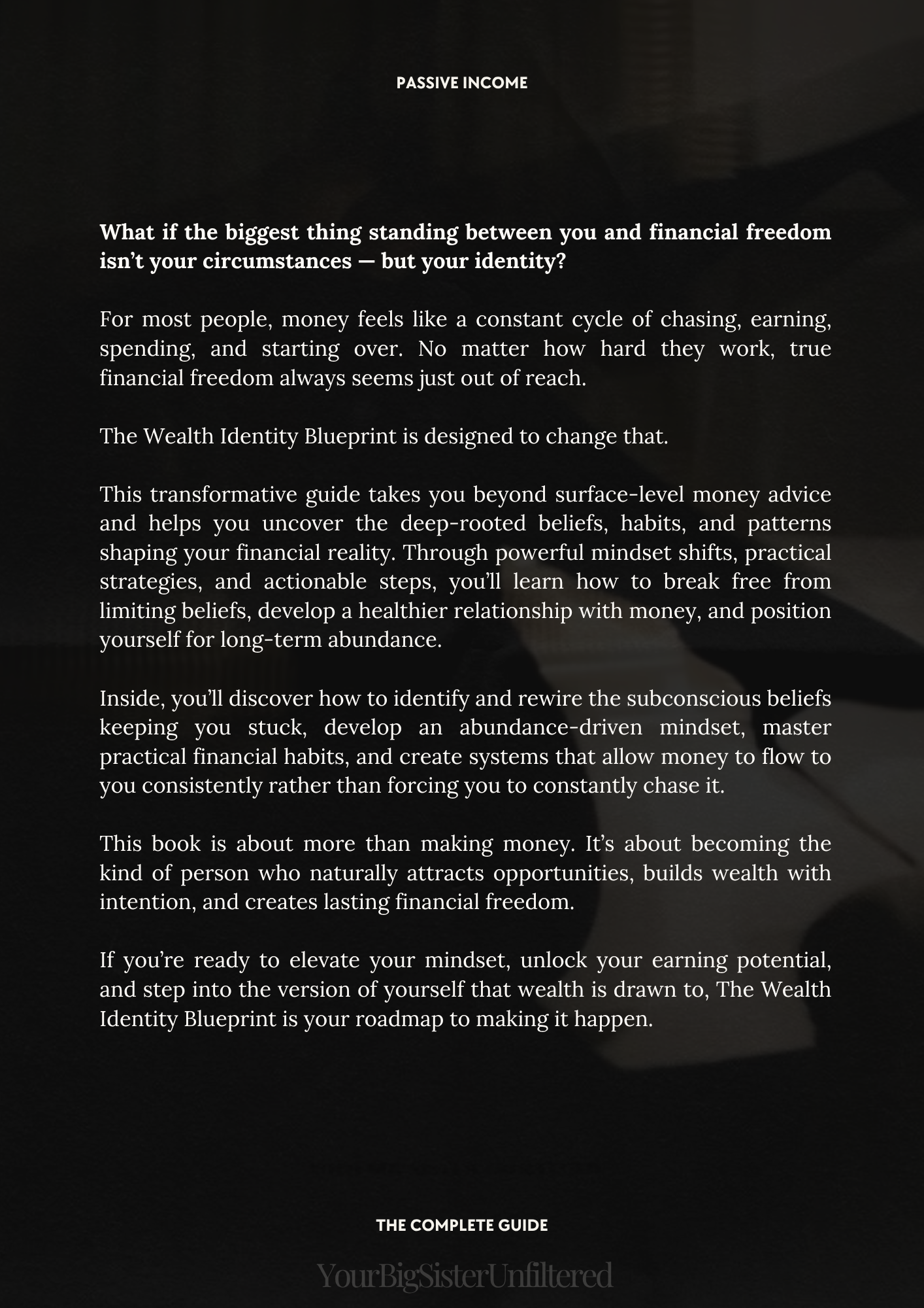 The Wealth Identity Blueprint