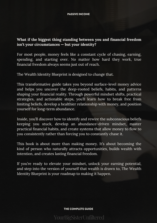 The Wealth Identity Blueprint